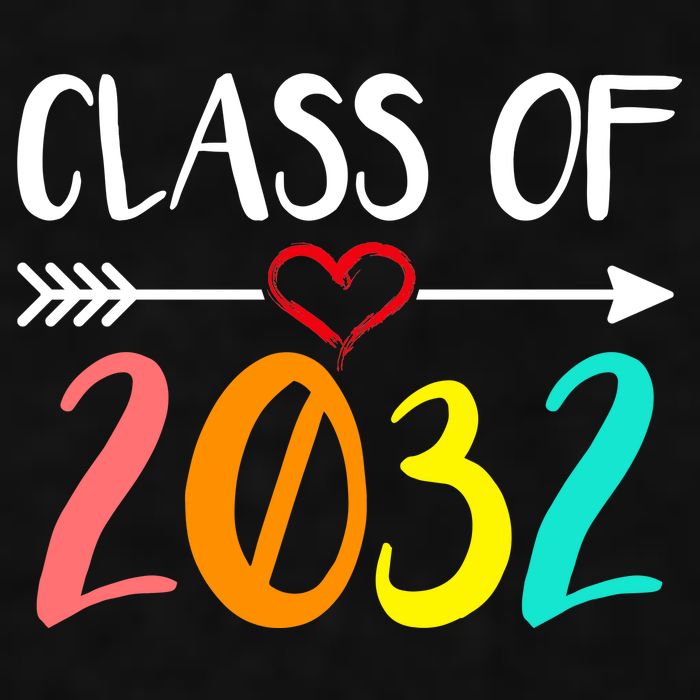 Class Of 2032 First Day Of School Kindergarten Ladies PosiCharge Tri-Blend Wicking Tank