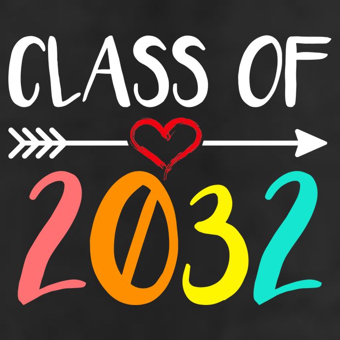 Class Of 2032 First Day Of School Kindergarten 7 Panel Mesh Trucker Snapback Hat