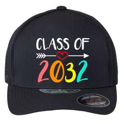 Class Of 2032 First Day Of School Kindergarten Flexfit Unipanel Trucker Cap
