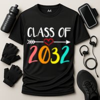Class Of 2032 First Day Of School Kindergarten Performance Shirt