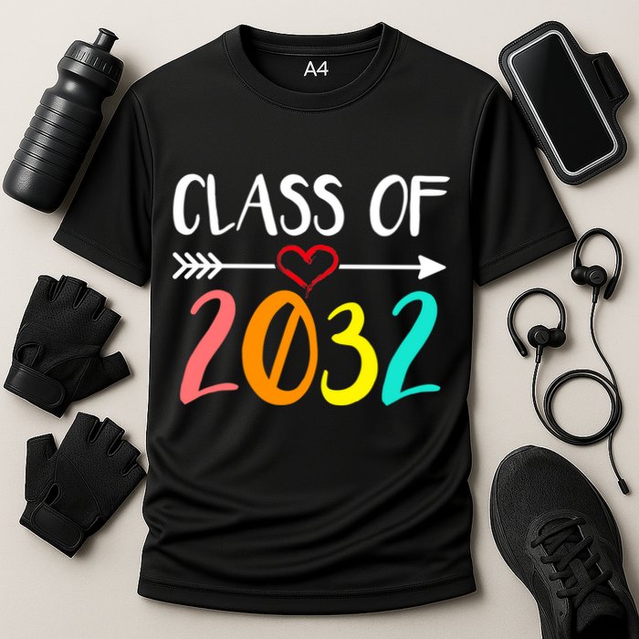Class Of 2032 First Day Of School Kindergarten Performance Shirt