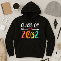 Class Of 2032 First Day Of School Kindergarten Hoodie