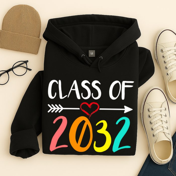 Class Of 2032 First Day Of School Kindergarten Hoodie