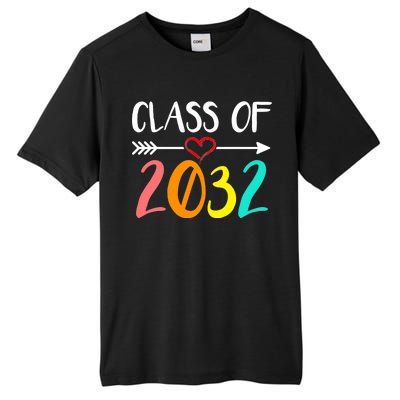 Class Of 2032 First Day Of School Kindergarten Tall Fusion ChromaSoft Performance T-Shirt