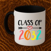 Class Of 2032 First Day Of School Kindergarten Mug