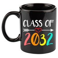 Class Of 2032 First Day Of School Kindergarten 11oz C Handle Ceramic Mug