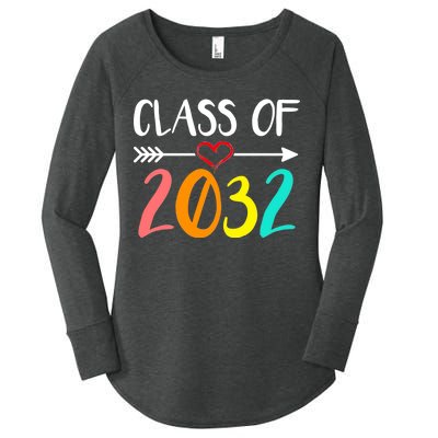 Class Of 2032 First Day Of School Kindergarten Women's Perfect Tri Tunic Long Sleeve Shirt