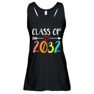 Class Of 2032 First Day Of School Kindergarten Ladies Essential Flowy Tank