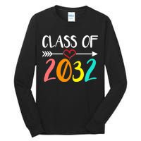 Class Of 2032 First Day Of School Kindergarten Tall Long Sleeve T-Shirt