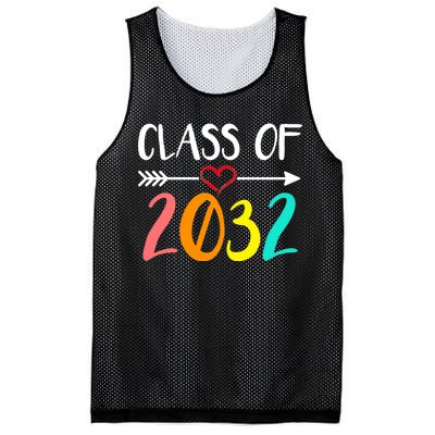 Class Of 2032 First Day Of School Kindergarten Mesh Reversible Basketball Jersey Tank