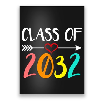 Class Of 2032 First Day Of School Kindergarten Poster
