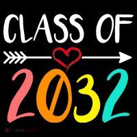 Class Of 2032 First Day Of School Kindergarten Poster