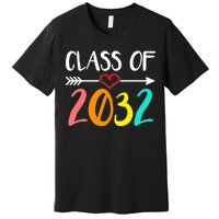 Class Of 2032 First Day Of School Kindergarten Premium T-Shirt