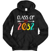 Class Of 2032 First Day Of School Kindergarten Tie Dye Hoodie