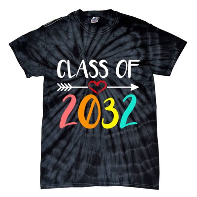 Class Of 2032 First Day Of School Kindergarten Tie-Dye T-Shirt