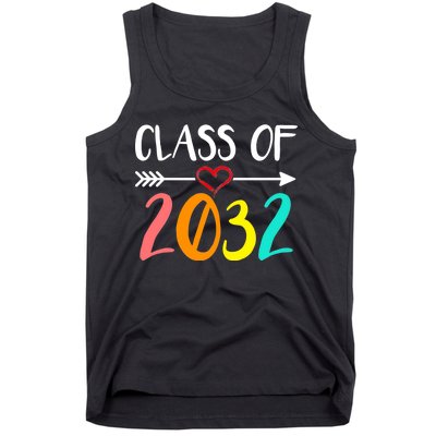 Class Of 2032 First Day Of School Kindergarten Tank Top