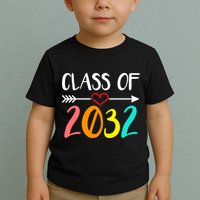 Class Of 2032 First Day Of School Kindergarten Toddler T-Shirt