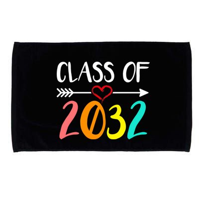 Class Of 2032 First Day Of School Kindergarten Microfiber Hand Towel
