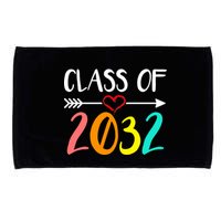 Class Of 2032 First Day Of School Kindergarten Microfiber Hand Towel