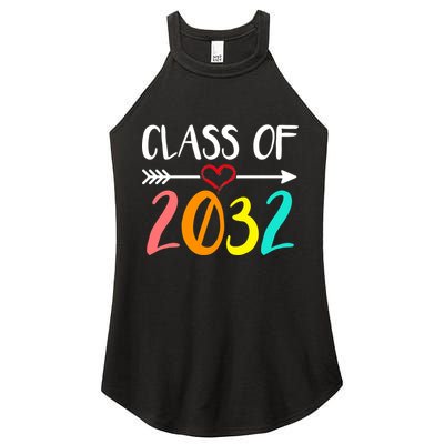 Class Of 2032 First Day Of School Kindergarten Women's Perfect Tri Rocker Tank
