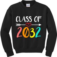Class Of 2032 First Day Of School Kindergarten Kids Sweatshirt