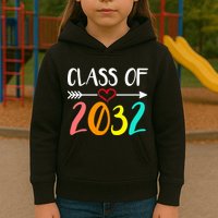 Class Of 2032 First Day Of School Kindergarten Kids Hoodie