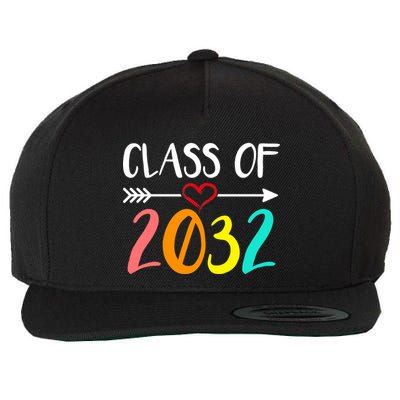 Class Of 2032 First Day Of School Kindergarten Wool Snapback Cap