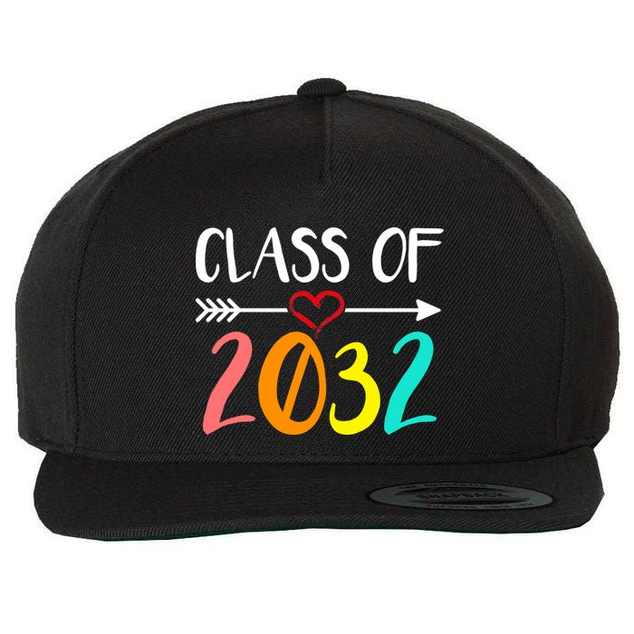 Class Of 2032 First Day Of School Kindergarten Wool Snapback Cap