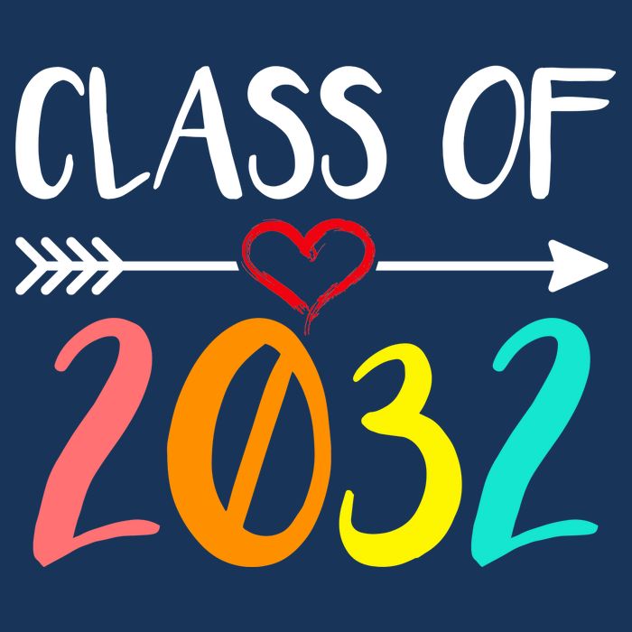Class Of 2032 First Day Of School Kindergarten Infant Baby Jersey Bodysuit