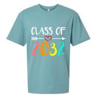 Class Of 2032 First Day Of School Kindergarten Sueded Cloud Jersey T-Shirt