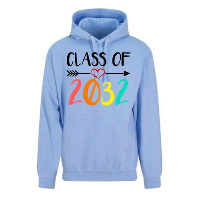 Class Of 2032 First Day Of School Kindergarten Unisex Surf Hoodie