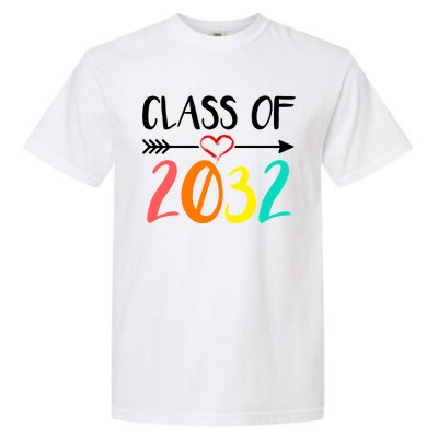 Class Of 2032 First Day Of School Kindergarten Garment-Dyed Heavyweight T-Shirt