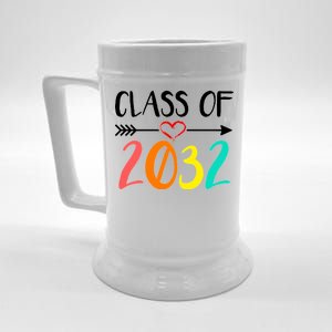 Class Of 2032 First Day Of School Kindergarten Beer Stein