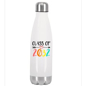 Class Of 2032 First Day Of School Kindergarten Stainless Steel Insulated Water Bottle