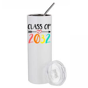 Class Of 2032 First Day Of School Kindergarten Stainless Steel Tumbler