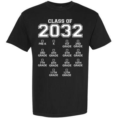 Class Of 2032 Grades Checklist Funny Garment-Dyed Heavyweight T-Shirt