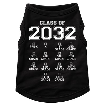 Class Of 2032 Grades Checklist Funny Doggie Tank