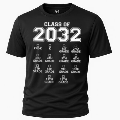 Class Of 2032 Grades Checklist Funny Cooling Performance Crew T-Shirt