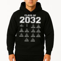 Class Of 2032 Grades Checklist Funny Hoodie