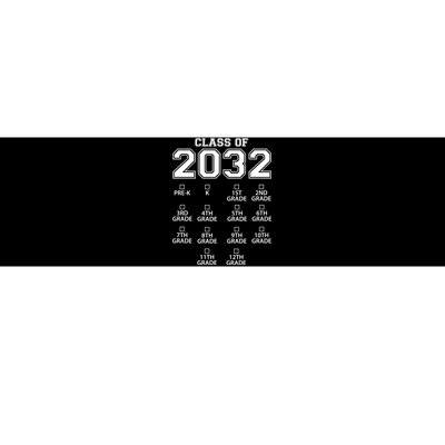 Class Of 2032 Grades Checklist Funny Bumper Sticker