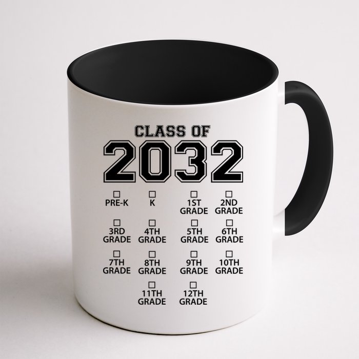 Class Of 2032 Grades Checklist Funny Mug
