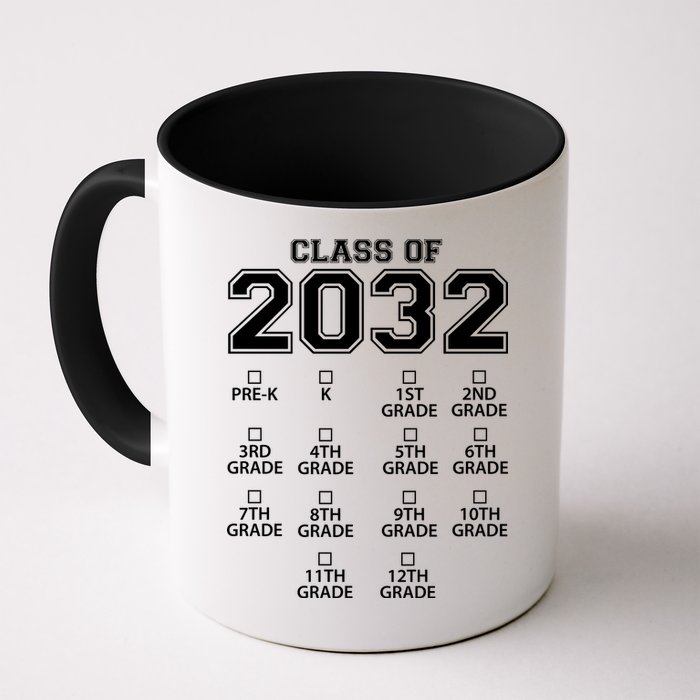 Class Of 2032 Grades Checklist Funny Mug
