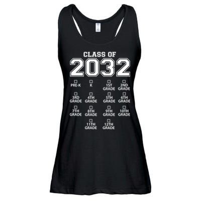 Class Of 2032 Grades Checklist Funny Ladies Essential Flowy Tank