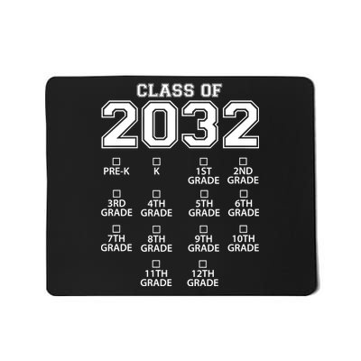 Class Of 2032 Grades Checklist Funny Mousepad