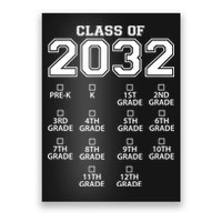 Class Of 2032 Grades Checklist Funny Poster