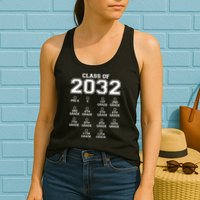 Class Of 2032 Grades Checklist Funny Womens Tank Top