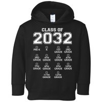 Class Of 2032 Grades Checklist Funny Toddler Hoodie