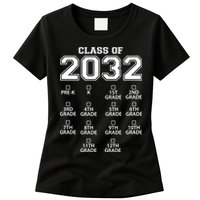 Class Of 2032 Grades Checklist Funny Womens T-Shirt