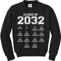 Class Of 2032 Grades Checklist Funny Kids Sweatshirt