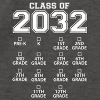 Class Of 2032 Grades Checklist Funny Vector Backpack